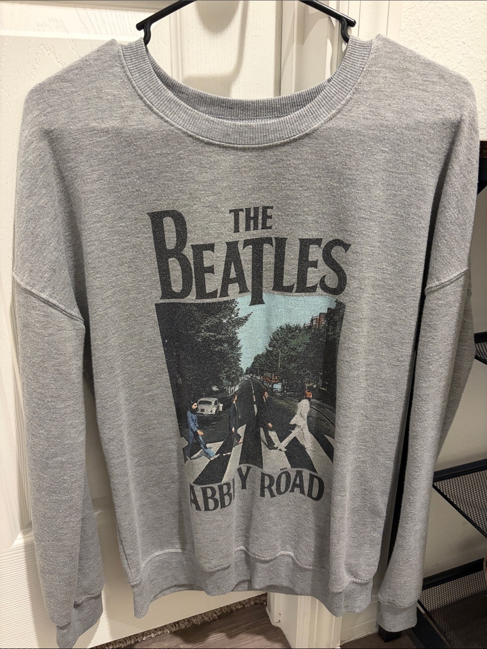 The Beatles Gray Abbey Road Crewneck Sweatshirt